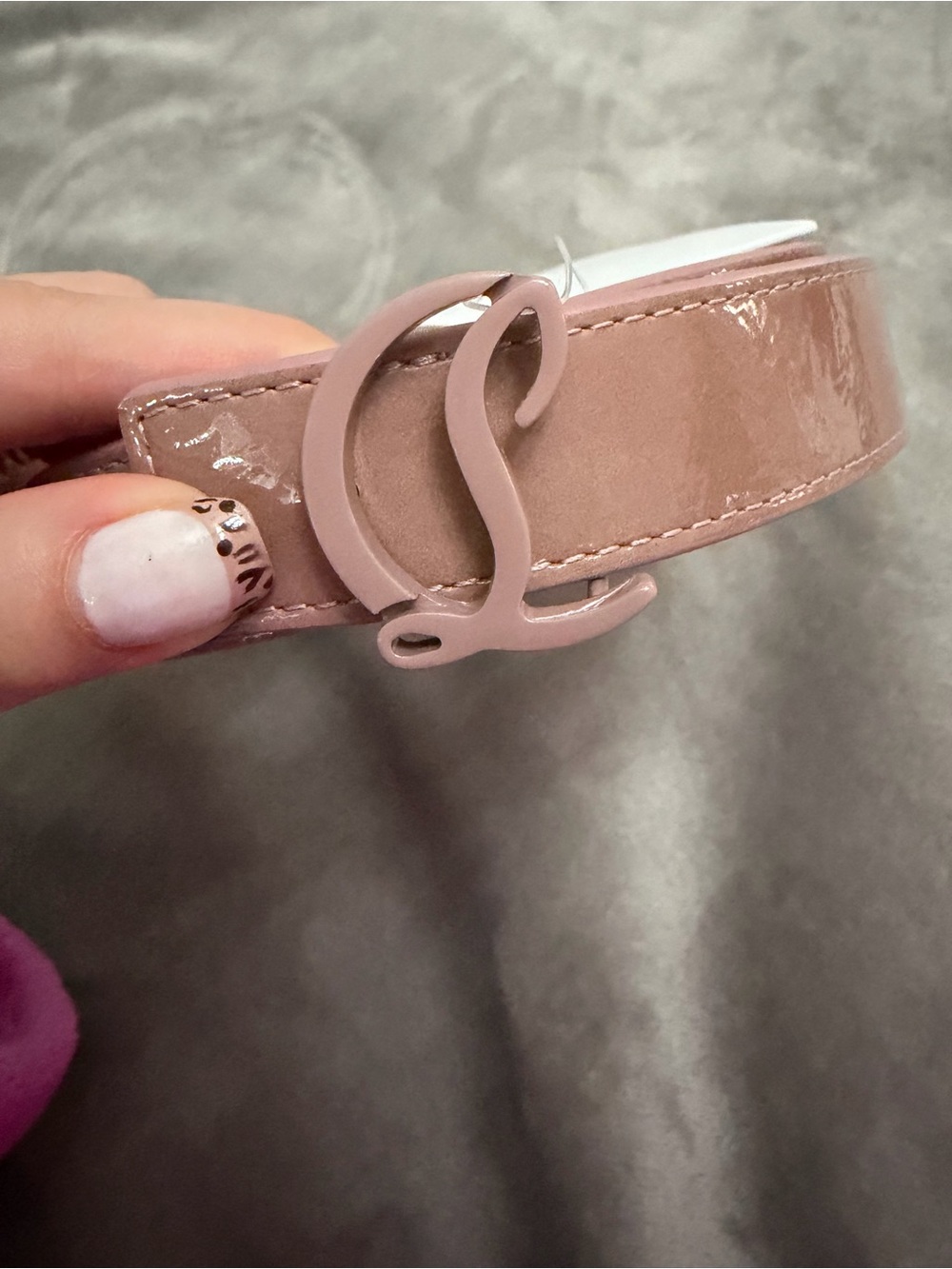 CL blush belt size 75